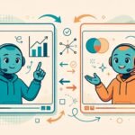 Two AI avatar presenters in video frames for the AI avatar tools for explainer videos comparison