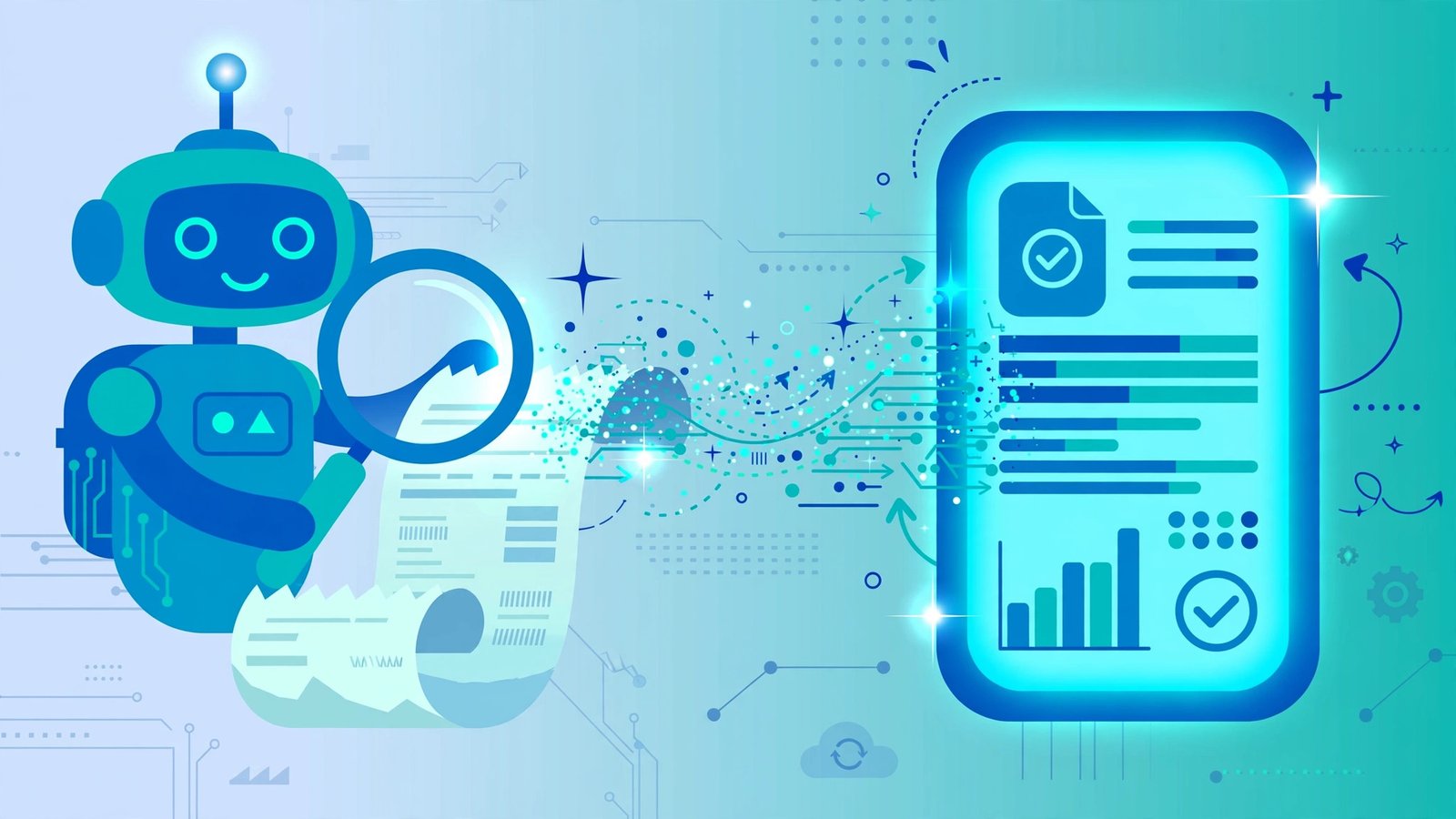Best AI accounting software 2026: AI accounting software converting a receipt photo into an invoice